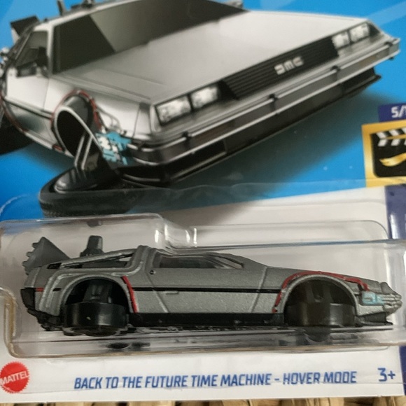 Back to the Future Time Machine Hover Mode Hot Wheels 🆕 DeLorean Car Hotwheels - Picture 2 of 8